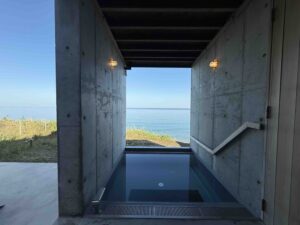 Izumo hotel sauna hallway
