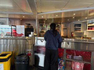 bar in the ferry